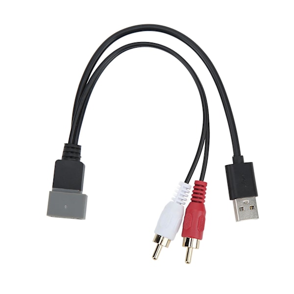 Bilradio USB-port Fastholdelseskabel USB-indgangsadapter Udskiftning til Nissan Cube Juke Versa
