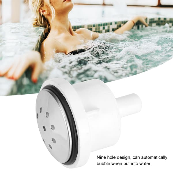 Badekar Spa Plast 9-hulls Luftdyse Luftdyse Erstatning Spa Baderomsutstyr