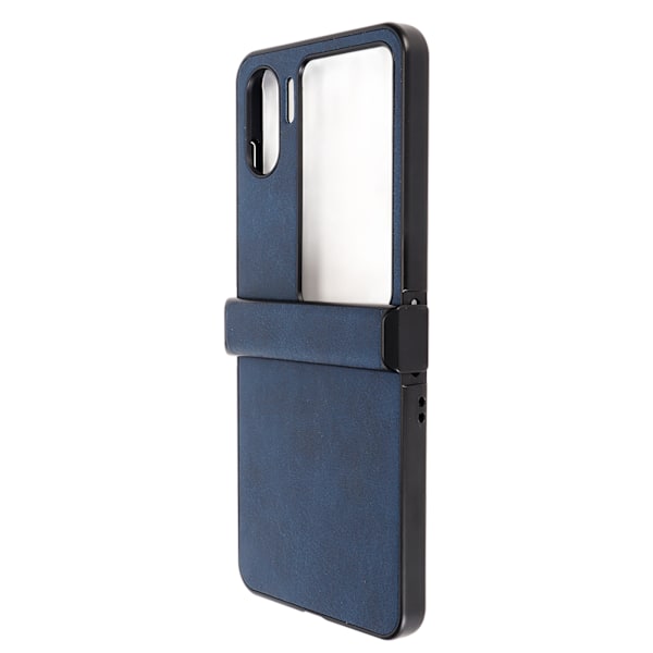 Fodral för Oppo Find N2 Flip i syntetiskt läder, ultratunt, stöttåligt telefonskydd för Oppo Find N2 Flip, blått
