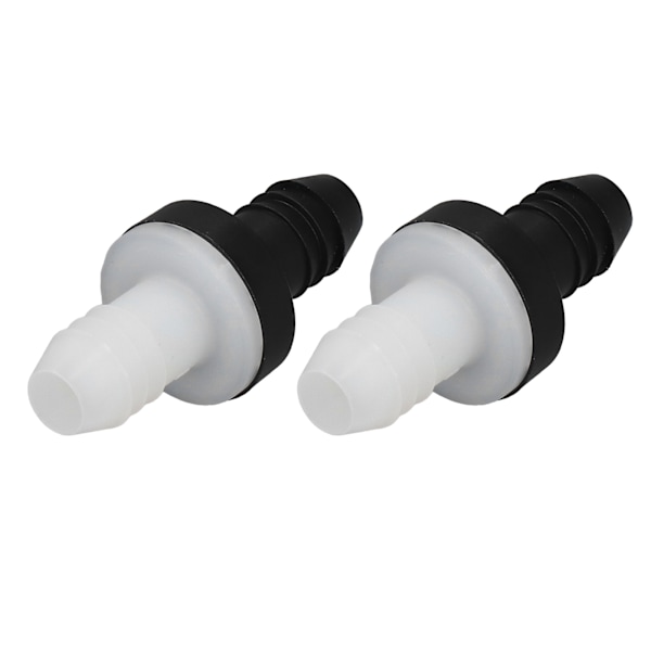 2 st backventil 3/8 tum 10 mm plast 1-vägs vatten backventil för luftkompressor akvariumpump bränsle gas vätska luft CDAV6
