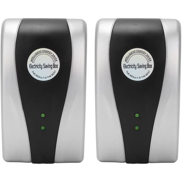 18KW Smart strømbesparende boks (2 stk.), spændingsregulator og strømbalancer, 90-250V EU-stik