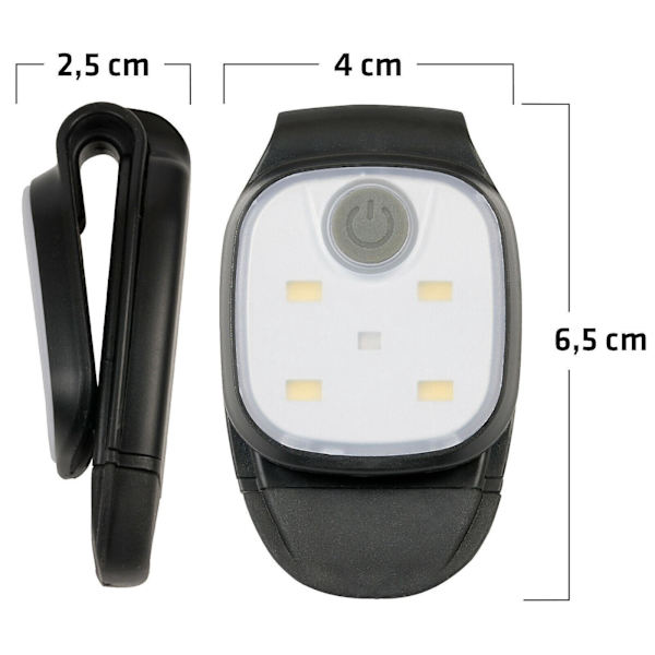 USB-ladattavat LED-juoksuvalot - Heijastavat ulkoilma-yöjuoksutarvikkeet (2 pakkausta)