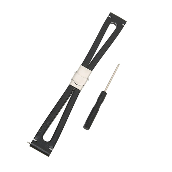 Læderrem kompatibel med Amazfit GTS 3 Smartwatch 20mm Udskiftningsurrem Armbåndsrem Sort