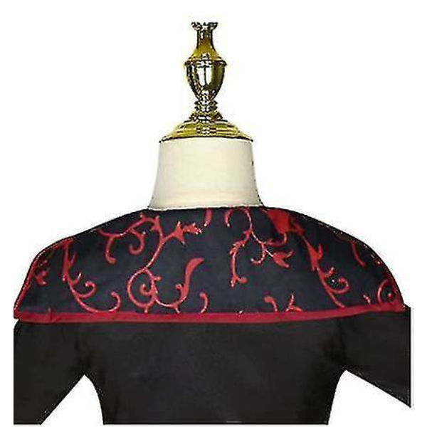 Halloween-tyttöjen vampyyriprinsessan vampyyrikuningattaren asu
