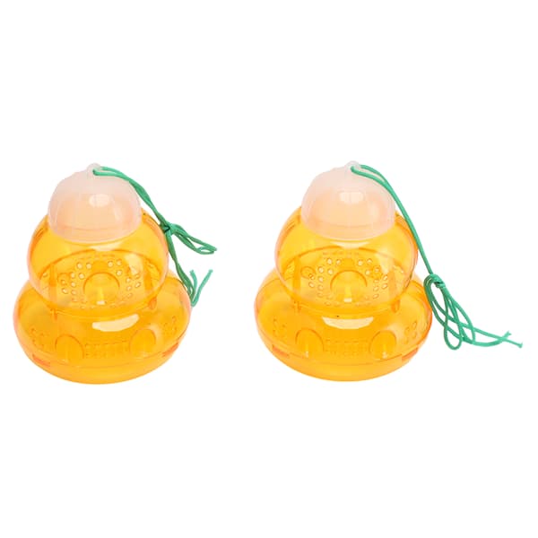 2 stk. græskarformet hængende biefælde, biefanger, udendørs hvepseafskrækker, dræberfanger, orange
