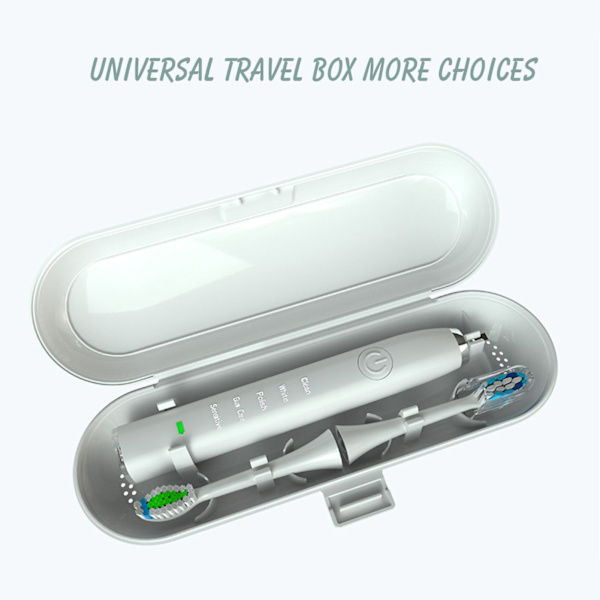 Bærbare elektriske tannbørstehoder Travel Case Protection Oppbevaringsboks