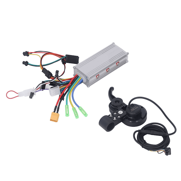 36V 48V 500W 2 i 1 Motor Borstlös Controller Vattentät LH100 LCD Display Panel Kit för Elcykel Scooter