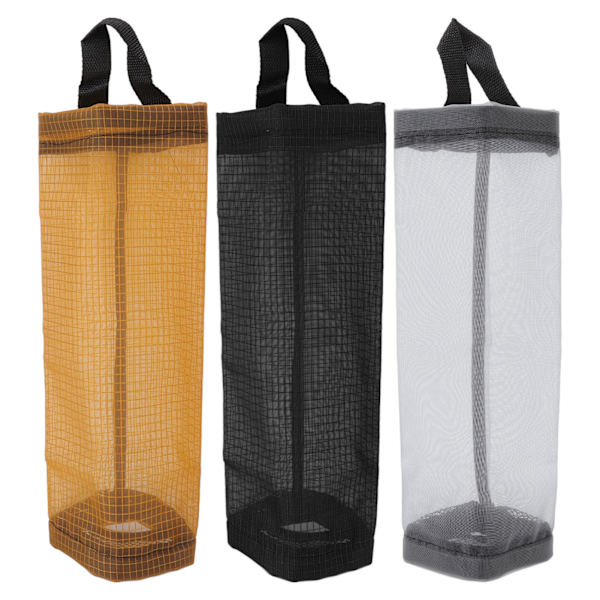 Påshållare med stor kapacitet, hållbar polyester, transparent, utrymmesbesparande, för hem och kök, gul