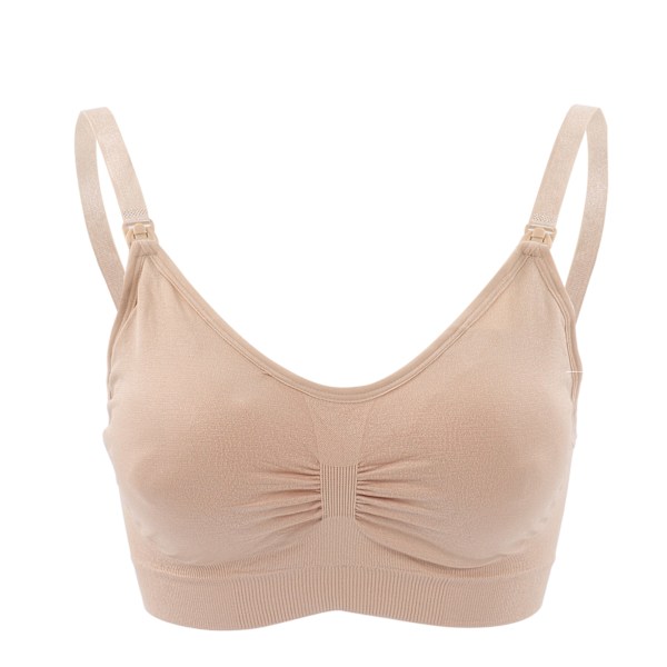 Amme-BH for kvinner, bærbar nylon, myk, elastisk, pustende, justerbar amme-BH i 3XL