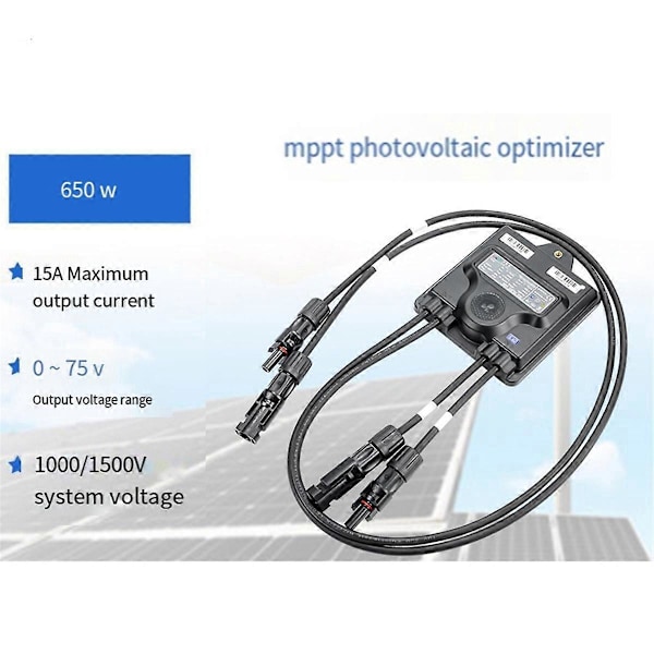 650W PV Teho-optimointi MPPT 12V-75V IP68 Vedenpitävä Reaaliaikainen Aurinko