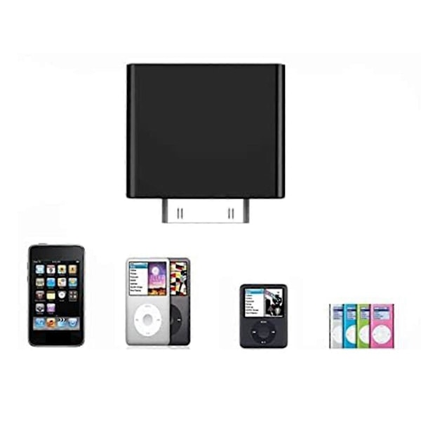 30-Pin Bluetooth Audio Adapter Transmitter Bilforsyning Universal