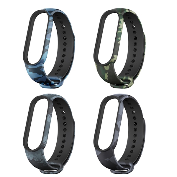 TPU+TPE armbåndsurrem til Xiaomi Mi Band 5 justerbar armbånd til Xiaomi Mi Band 5 NFC