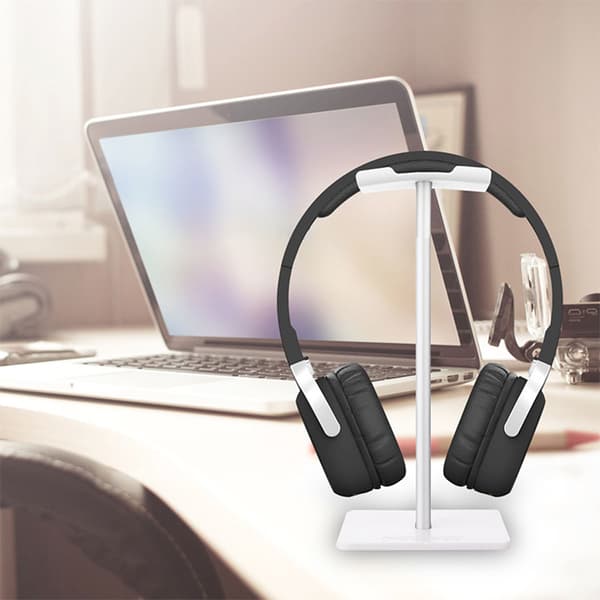 Headsetholder Robust Desktop Aluminium Hovedtelefonstativ Holder Skrivebordsdisplayholder Bøjle