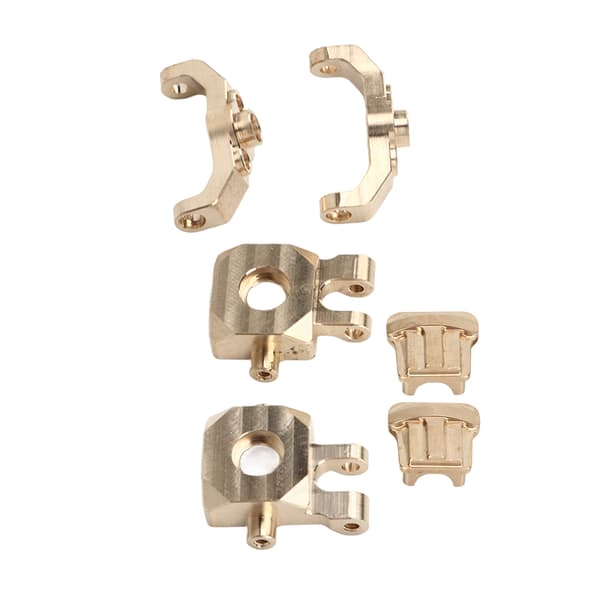 RC Bil Caster Block C Hub Styring Kopp Bro Deksel Hus Messing RC Tilbehør for Traxxas 1/18