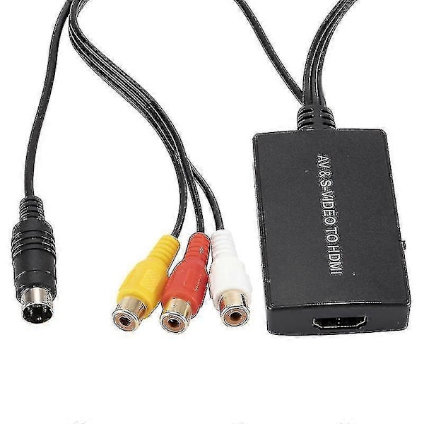 S-video Till Hdmi Konverterare Av Till Hdmi Adapter Rca Konverterare Stödjer 1080p
