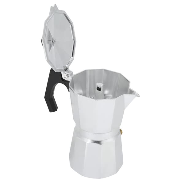 6 koppar aluminium mokabryggare åttakantig kaffebryggare hem för espressokaffeapparat