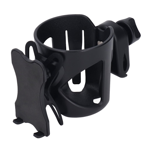 2 i 1 Barnevogn Koppholder Mobiltelefonholder Multifunksjonell Universell 360° Rotasjon Babyvogn Flaskeholder