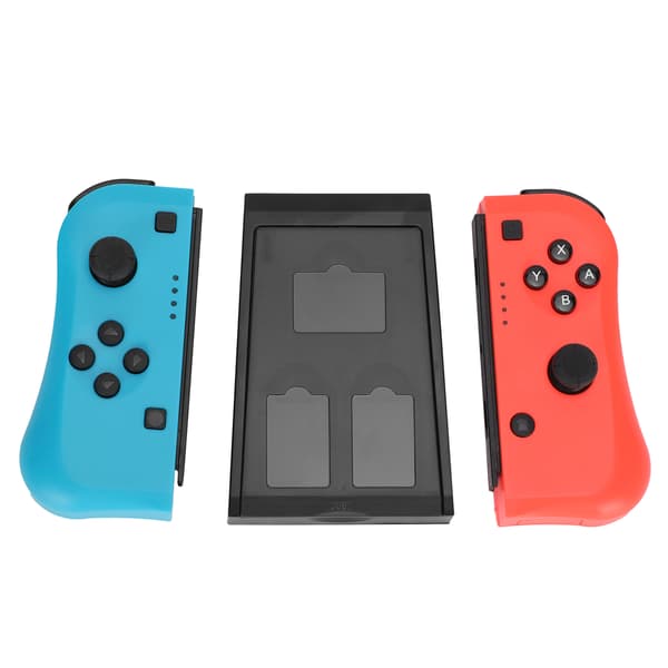 1 par vänster höger spelkonsol gamepad-kontroll röd blå spelkontroller ersättning