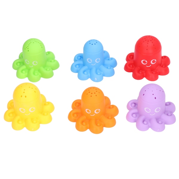 Octopus Shaped Stacking Cups Toy Set Nesting Cup Toy Baby Building Toy Set for Bath