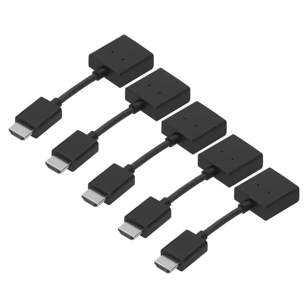 5 st HD Multimedia Interface förlängningskabel hane till hona adapteromvandlare 4K