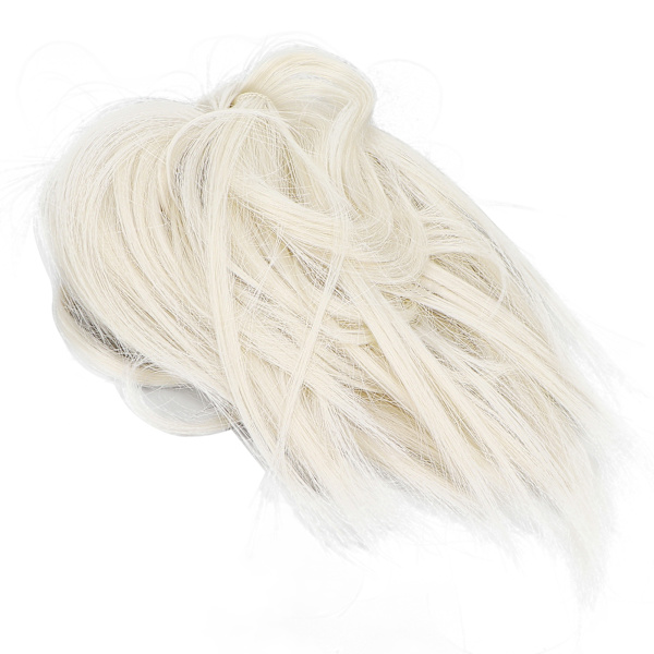 Smutsigt bullfrisyr Kvinnor Fashionabla updo hästsvans syntetiskt hårstycke för dejting DansfestQ17‑60#