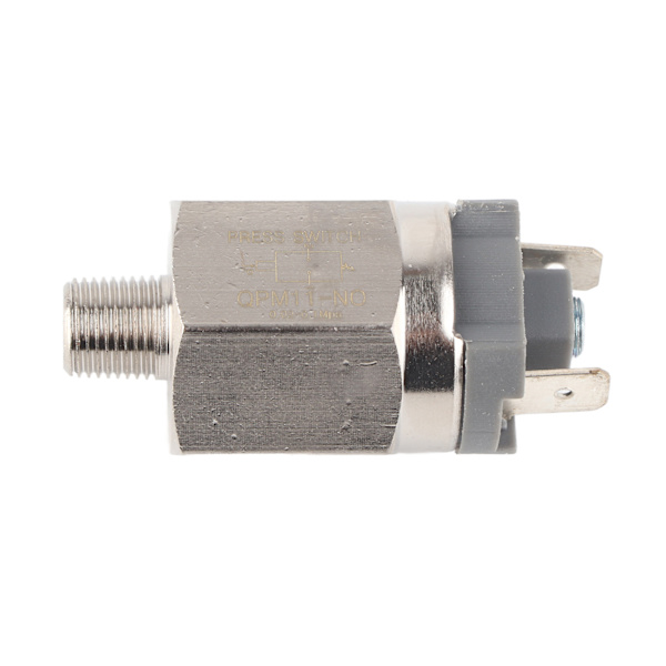 Normalt Öppen Tryckbrytare G1/8in QPM11‑NO 0.02~0.1Mpa Brytare AC220V 48VAC/DC