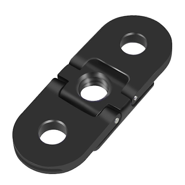 Metal Finger Tripod Mount Adapter Dobbelt Port 1/4 Gevindhul Base