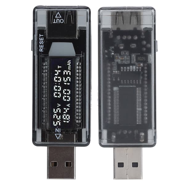 USB-testare Voltmeter Amperemeter Effekt / Kapacitet / Mobilt Effekt Testverktyg för Väggladdare