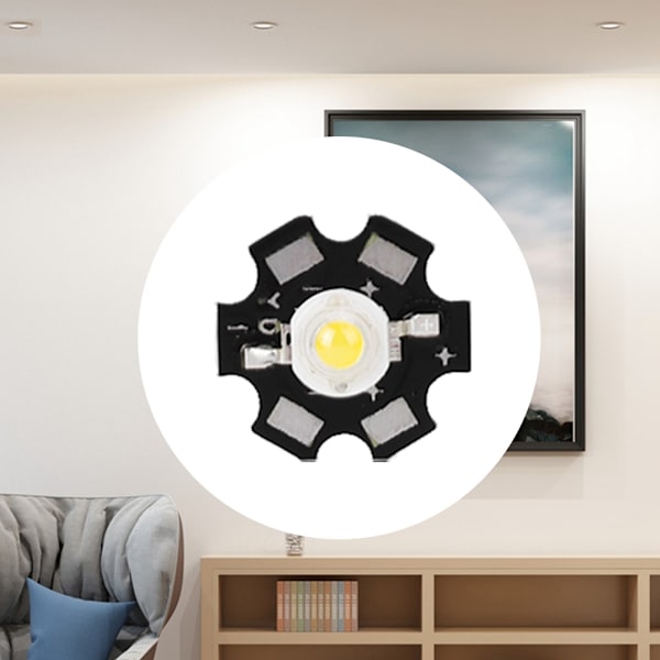 25ST High Bright Integrerad Chip Ljuskälla LED Bead Spotlight Glödlampa Vit 20000-25000K