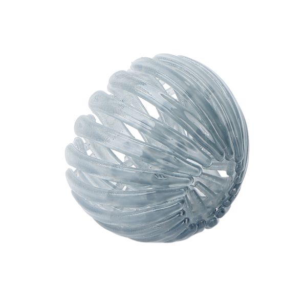 Fågelbo formade hårklämmor Kvinnor Flickor Elegant expanderbar bulle hästsvanshållare Håraccessoarer Grå