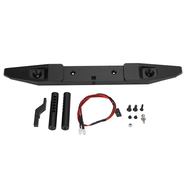 RC Bakre Fäste Stötfångare Aluminiumlegering Bakre Stötfångare Uppgraderingar Delar Tillbehör för Axial SCX6 1/6 RC Crawler Bil Svart