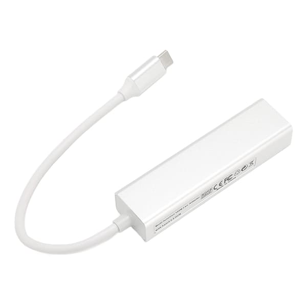 USB C Adapter Profesjonell Høyhastighets Dataoverføring Kompakt RJ45 Dokkingstasjon for USB C-enheter