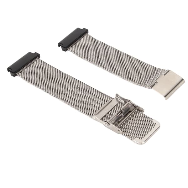 Urrem 22 mm rustfrit stål mesh justerbar erstatningsrem til Amazfit Falcon T‑REX 2 Ultra sølv