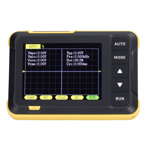 Handhållen oscilloskop Analog Digital Signal Bärbar oscillografmätare 200K Bandbredd 2.5MS/s Samplingshastighet