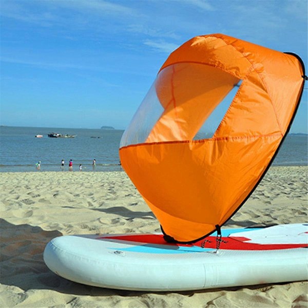 Blåt Kajaksejl PVC Paddle Board Sejl Kajak Medvind