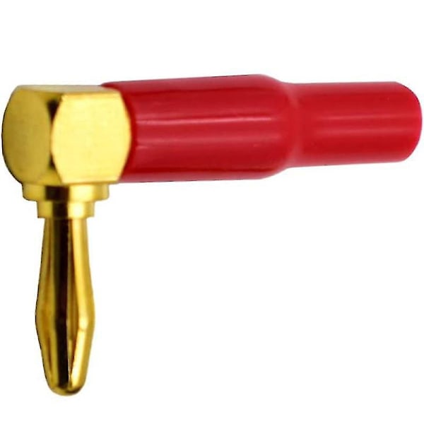 8st 4mm Banankontakt Högtalarkablar Kontaktadapter 24k Guldpläterad Skruvtyp Ren Koppar Höger A