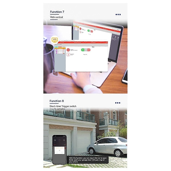 ON/OFF-kytkin anturivalitsimella SMS WEB APP -ohjaus DL1-WLTE-T