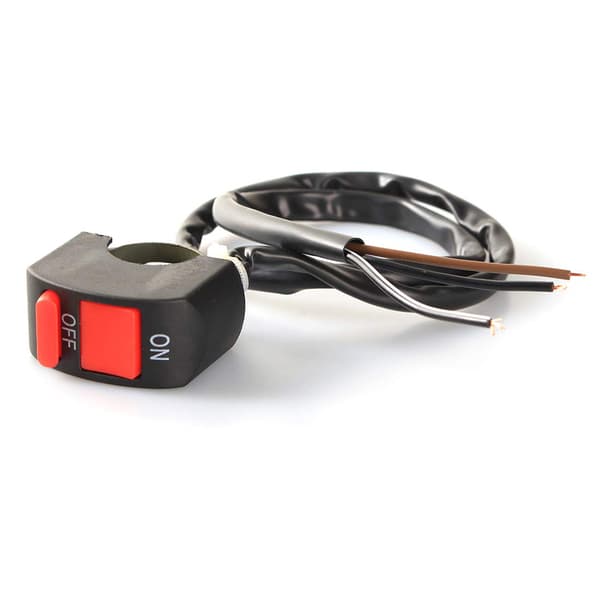 Universal Motorcykel ON OFF Knapswitch Styre Tåge Lys Switch DC 12V LED Forlygte