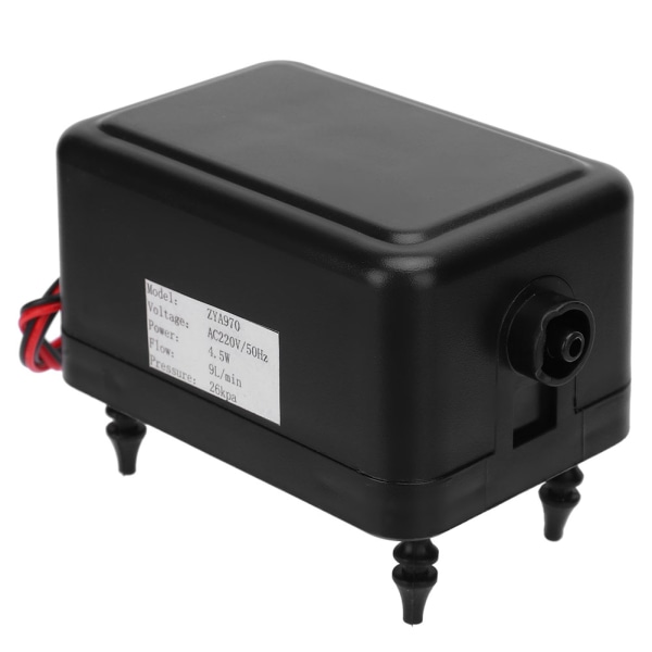 Ilmapumppu Mini Hiljainen Power sähköinen täyttölaite 4,5W 9L/min ZYA970 AC 220V