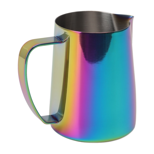 Kaffe Melkeskummer Kanne 304 Tykkere Rustfritt Stål Melkeskummer Kanne Intern Ekstern Non Stick Belegg Kaffe Redskaper 350ml