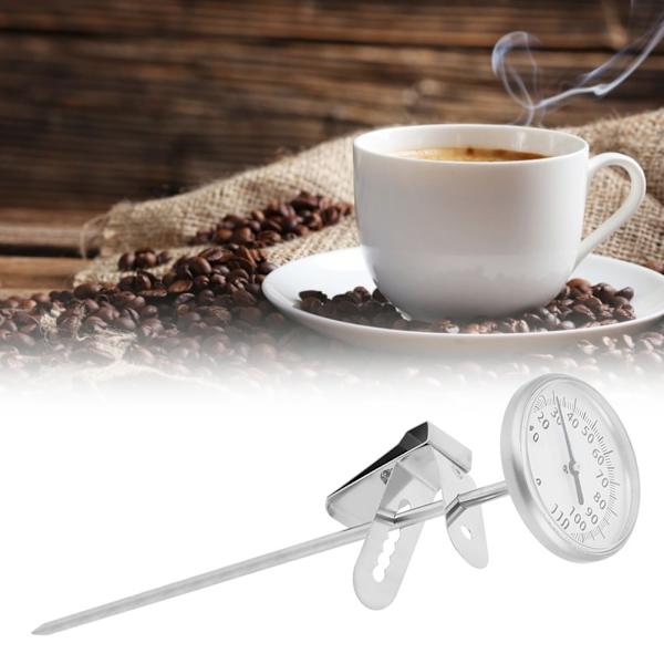 Direkt avläsning metall kök matlagning mjölk kaffe sond termometer nål temperatur