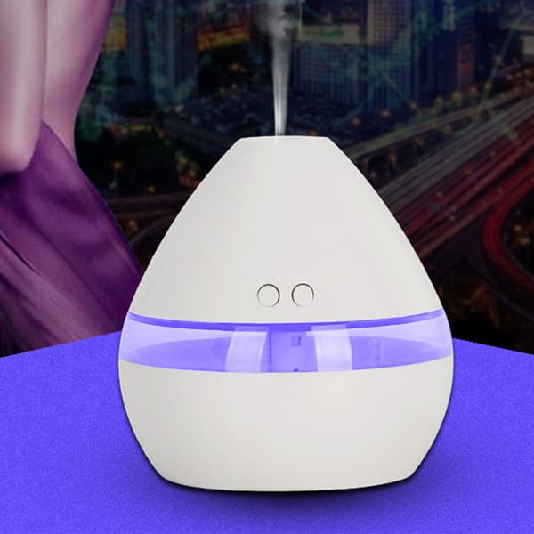 Luftfukter Aroma Diffuser USB Automatisk Avstenging Lav Støy Hjemmedekorasjon for Rom Kontor