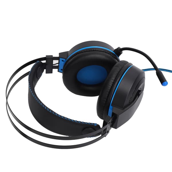 Trådbundet Gaming Headset LED Ljusstarkt Dator Gaming Headset med 3,5 mm Jack för PS4