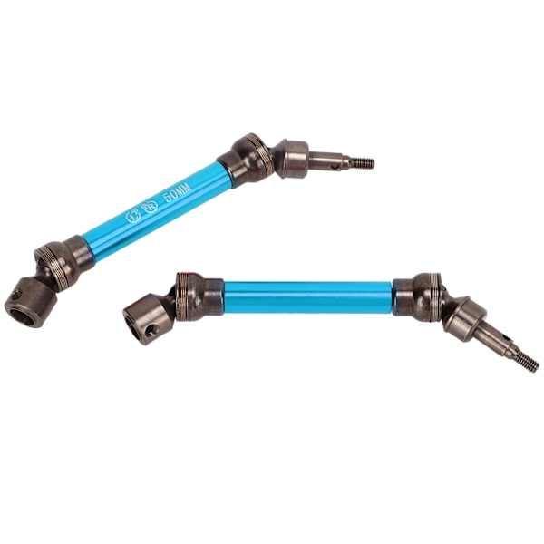 2 st RC drivaxel stor vinkel justerbar fram bakre transmissionsaxel för Arrma Big Rock för Senton för Vorteks 1/10 blå