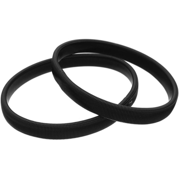 2stk-Kvinner Menn Ensfarget Elastisk Armbånd Snitch Holder Armbånd