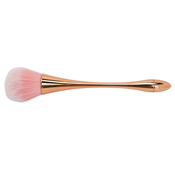 Blush Brush Blødt hår Stilfuldt Blusher Makeup Brush Kosmetisk værktøj til makeupartist (roseguld)