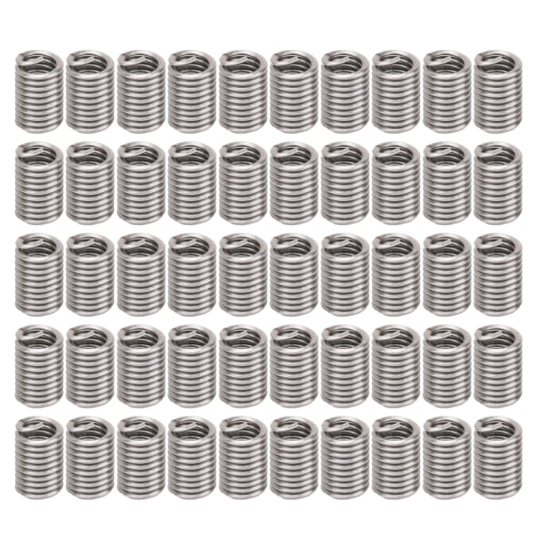 50 stk trådinnsats rustfritt stål bøsning skruehull reparasjonssokkelsett US Units 5‑402.5D