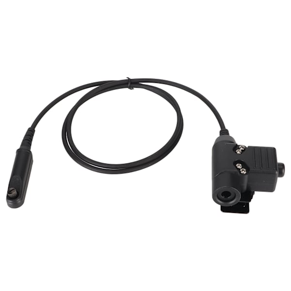 U94 PTT-adapterkabel 35,4 tommer Walkie Talkie Headset-forbindelseskabel Passer til Baofeng UV9R UV 9R Plus UV XR BF A58