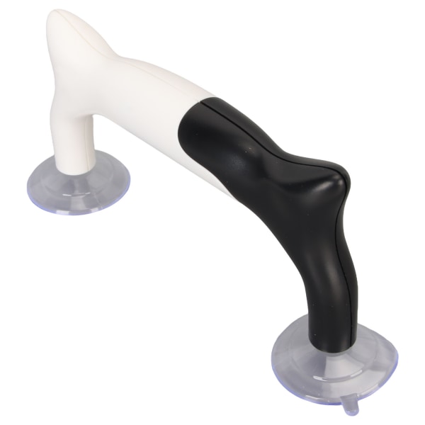 Sylinjalhåndtak Katteformet håndholdt multifunksjon DIY Ergonomisk quilting linjal gripehåndtak for DIY Black