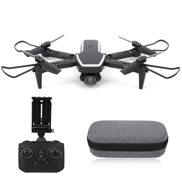 Mini-drönare 4K högupplöst dubbelkamera fällbar fyrhjuling fjärrkontrollflygplan